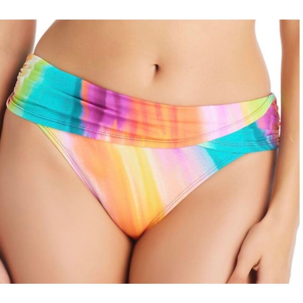 Bleu Rod Beattie Splash Out Sarong Hipster Bikini Bottom 14 NWT